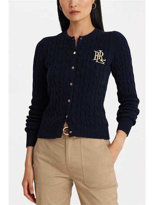 Cardigan with logo LAUREN RALPH LAUREN | 200932225002NY